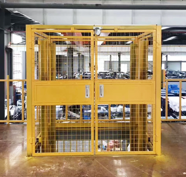 德阳智能导轨式升降机亮相